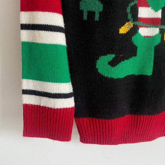 Ugly Christmas Sweater - Elf Outfit Sweater - Picture 3 of 7